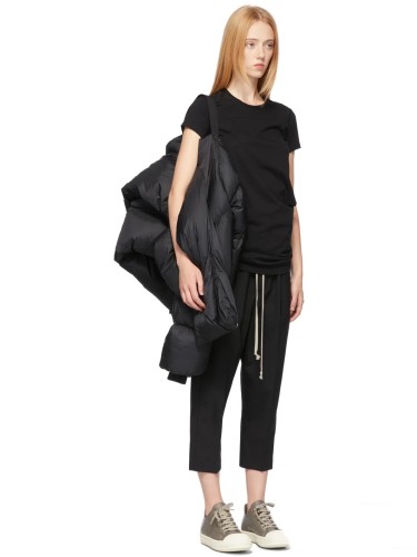 NIGO Rick Owens Men's Women's Fall And Winter Dark Windproof Scarf Down Jacket Thickened Warm Short Ultra-long-sleeved Zipper Down Jacket Ngvp #nigo2494