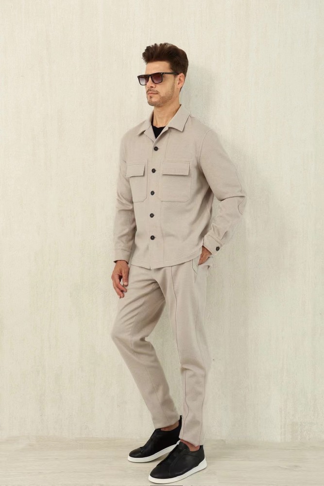 NIGO Ermenegildo Zegna Men's Fall/Winter Wool Blend Solid Color Mid-Rise Casual Straight-Leg Drawstring Sweatpants Ngvp #nigo2517