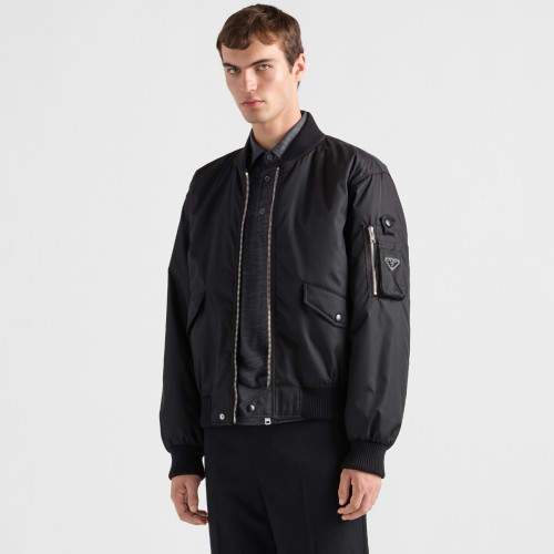 NIGO Prada Men's Fall/Winter Fashion Casual Solid Color Baseball Collar Zipper Pilot Cotton Jacket #nigo78956