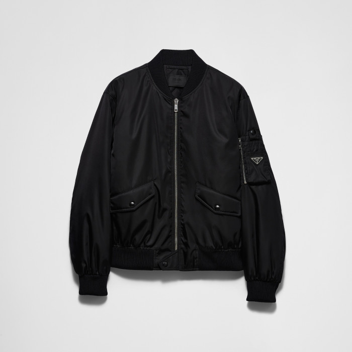 NIGO Prada Men's Fall/Winter Fashion Casual Solid Color Baseball Collar Zipper Pilot Cotton Jacket #nigo78956