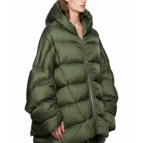 NIGO Rick Owens Women's Men's Fall And Winter Green Oversized Down Jacket Luxury Temperament Simple Trend Warm Down Jacket Ngvp #nigo2498