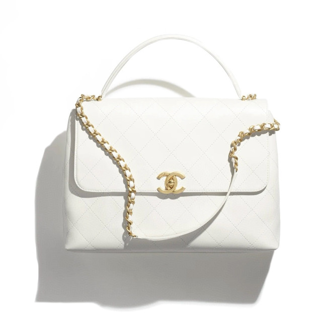 NIGO Chanel Women's Fashion Classic Solid Color Diamond Quilted Handle Top Closure Briefcase Chain Bag Bags #nigo78965