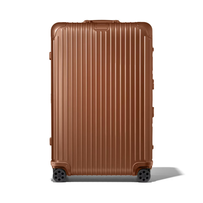 NIGO Rimowa Men's Women  Fashion Casual Solid Color Retro Adjustable Height Trolley Suitcase Luggage #nigo78993