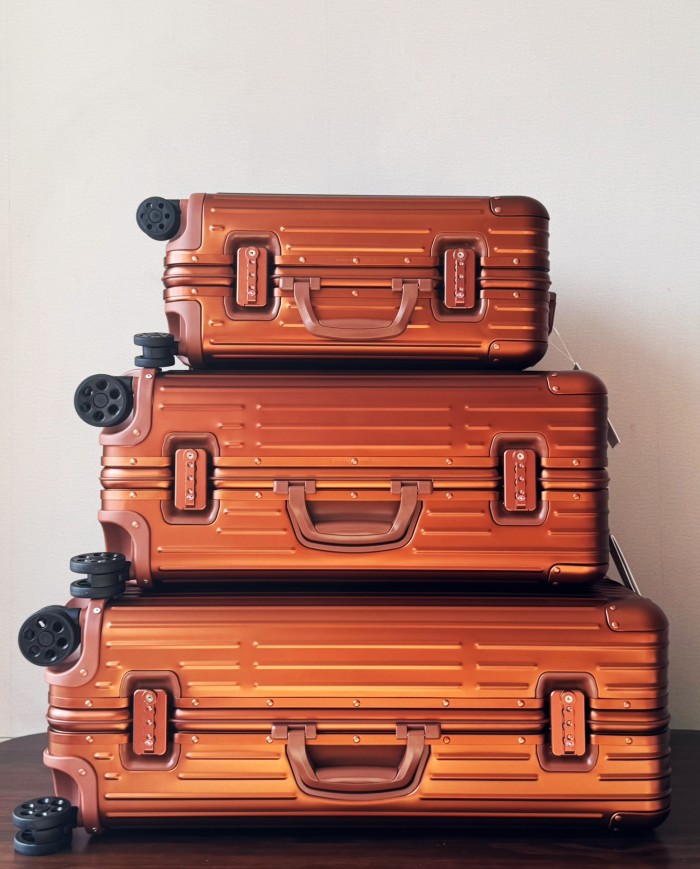 NIGO Rimowa Men's Women  Fashion Casual Solid Color Retro Adjustable Height Trolley Suitcase Luggage #nigo78993