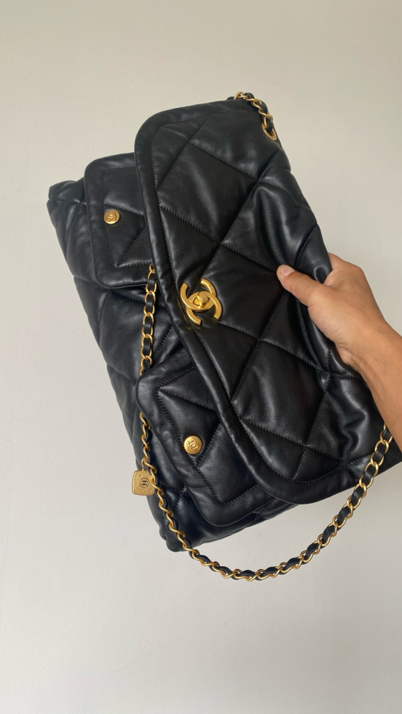 NIGO Chanel Women's Fashion Classic Solid Color Double Pocket Flap Bag Chain Shoulder Tote Bag Bags #nigo79115