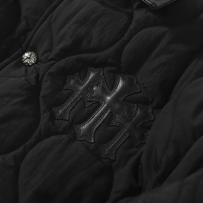 NIGO Chrome Hearts Men's & Women's Fall/Winter Fashion Casual Solid Color Lapel Single Breasted Jacket with Cross Pattern Silver Buttons Jacket #nigo79113