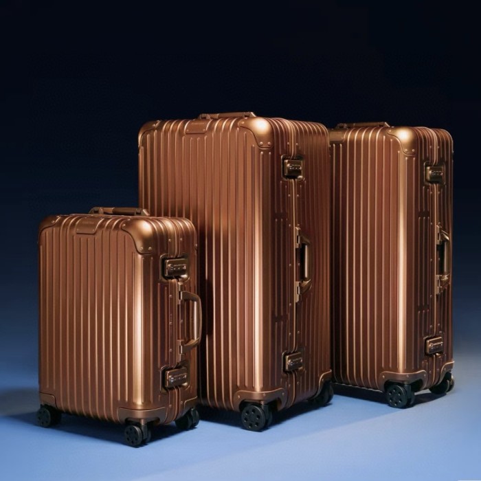 NIGO Rimowa Men's Women  Fashion Casual Solid Color Retro Adjustable Height Trolley Suitcase Luggage #nigo78993