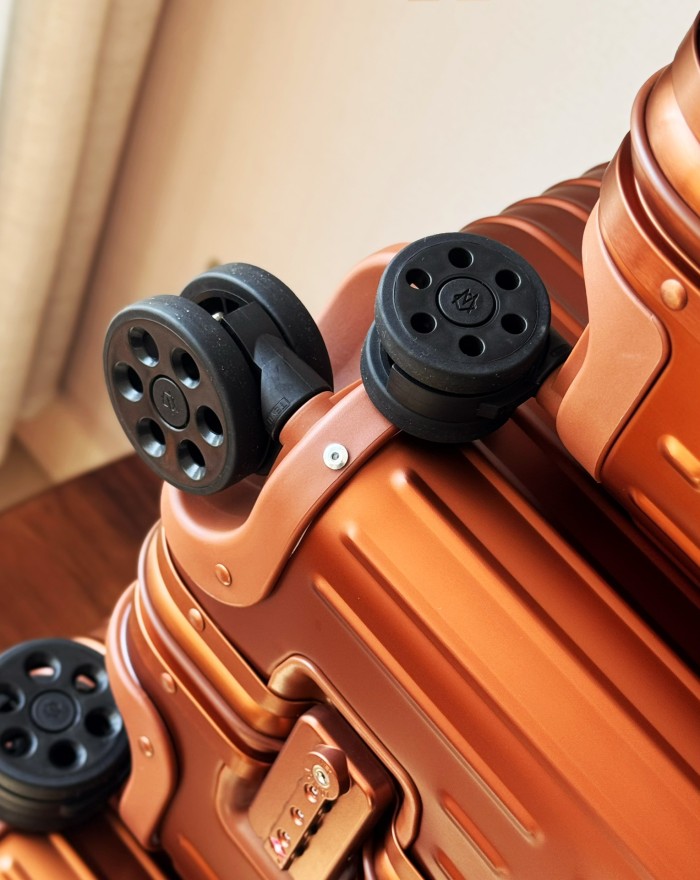 NIGO Rimowa Men's Women  Fashion Casual Solid Color Retro Adjustable Height Trolley Suitcase Luggage #nigo78993