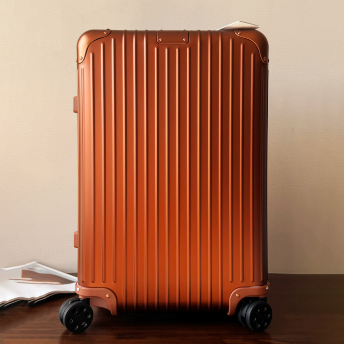 NIGO Rimowa Men's Women  Fashion Casual Solid Color Retro Adjustable Height Trolley Suitcase Luggage #nigo78993