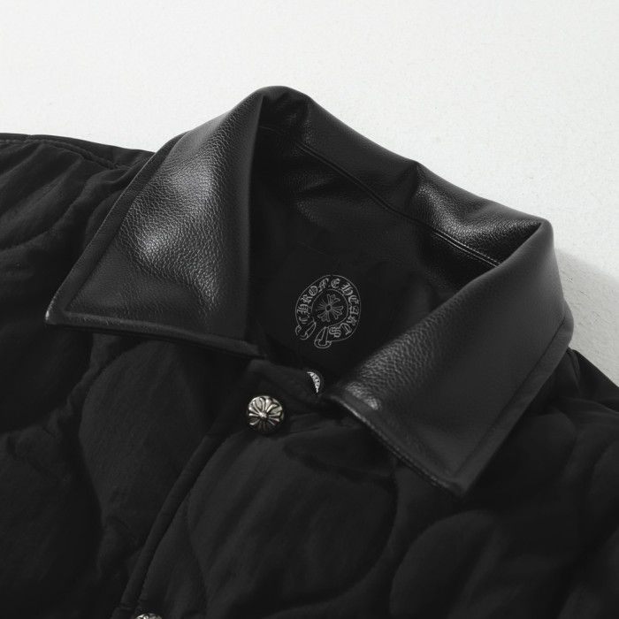NIGO Chrome Hearts Men's & Women's Fall/Winter Fashion Casual Solid Color Lapel Single Breasted Jacket with Cross Pattern Silver Buttons Jacket #nigo79113