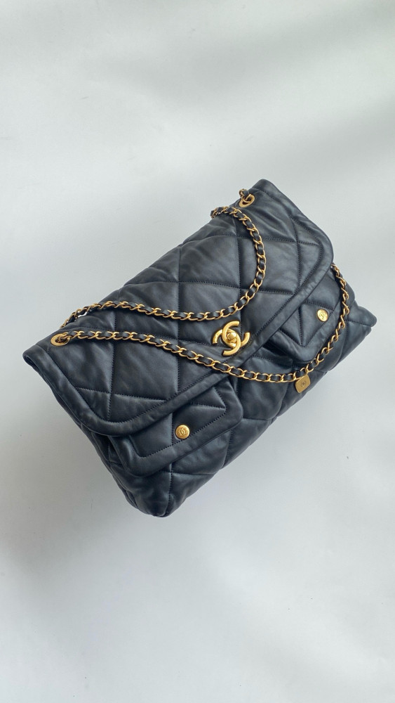 NIGO Chanel Women's Fashion Classic Solid Color Double Pocket Flap Bag Chain Shoulder Tote Bag Bags #nigo79115