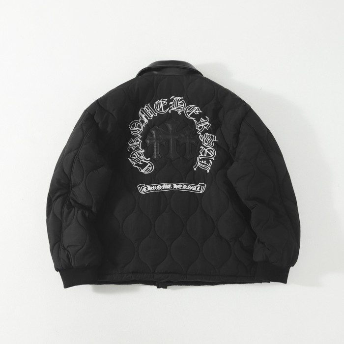 NIGO Chrome Hearts Men's & Women's Fall/Winter Fashion Casual Solid Color Lapel Single Breasted Jacket with Cross Pattern Silver Buttons Jacket #nigo79113