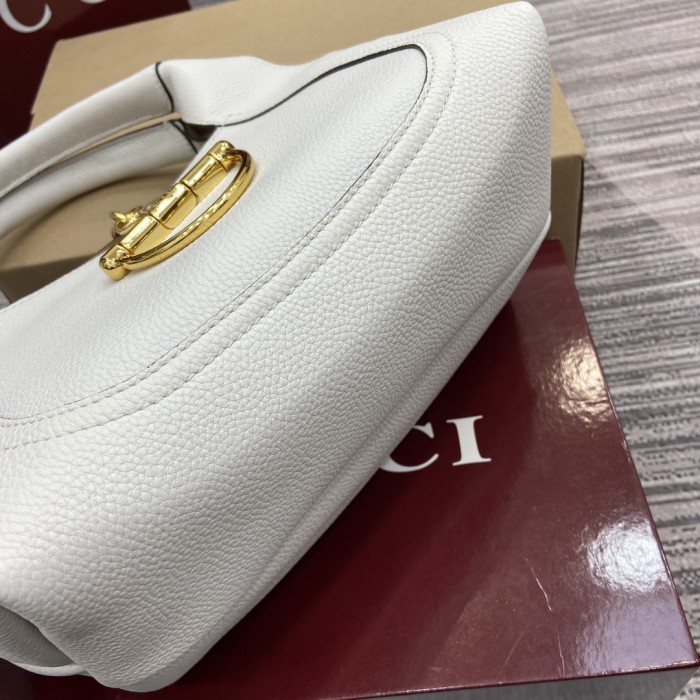 NIGO Gucci Softbit Women‘s Solid Color Horsebit Buckle Leather Tote Shoulder Bag Bags #nigo76194