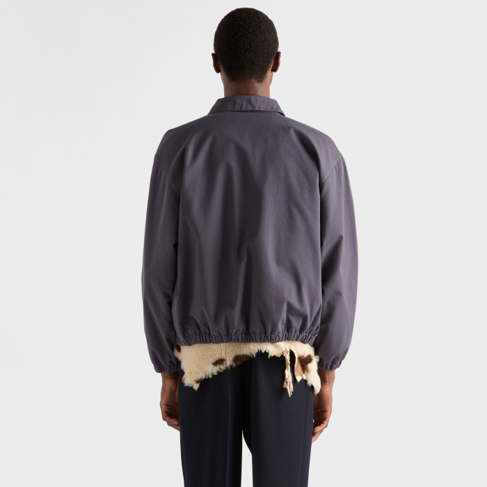 NIGO Prada Men's Spring/Fall Casual Fashion Solid-Color Collared Zipper Gentleman Style Cotton Jacket #nigo79135