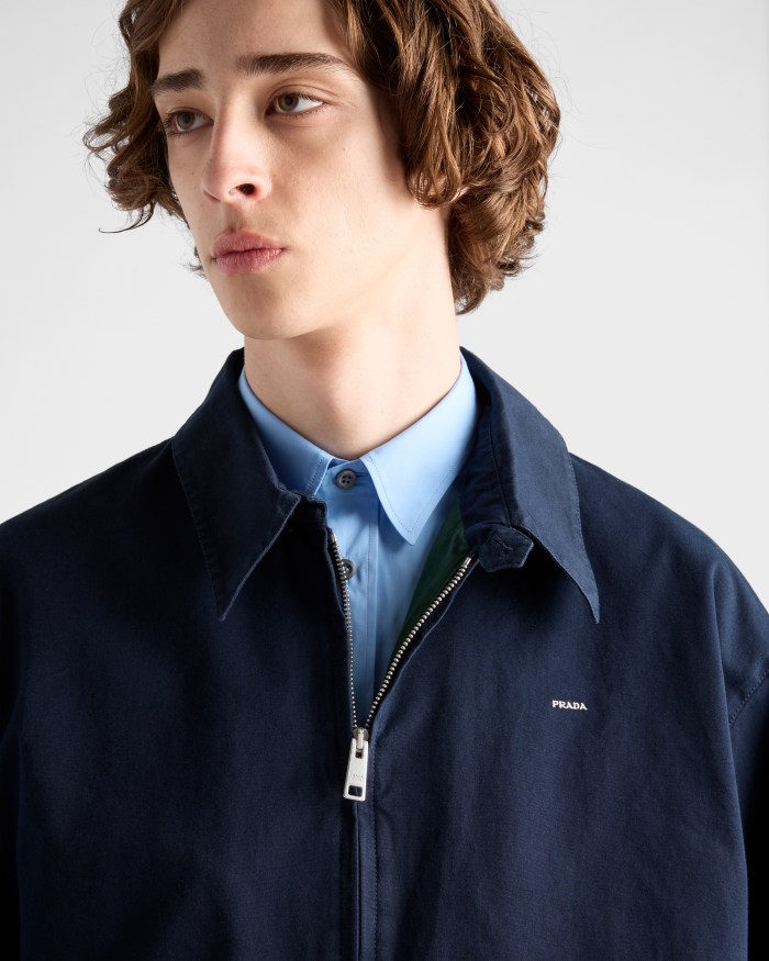 NIGO Prada Men's Spring/Fall Casual Fashion Solid-Color Collared Zipper Gentleman Style Cotton Jacket #nigo79135