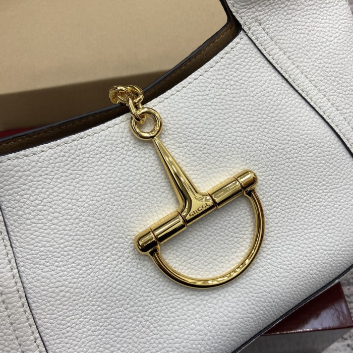 NIGO Gucci Softbit Women‘s Solid Color Horsebit Buckle Leather Tote Shoulder Bag Bags #nigo76194