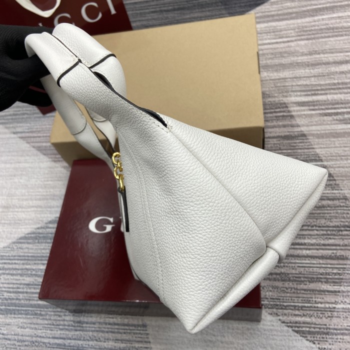 NIGO Gucci Softbit Women‘s Solid Color Horsebit Buckle Leather Tote Shoulder Bag Bags #nigo76194
