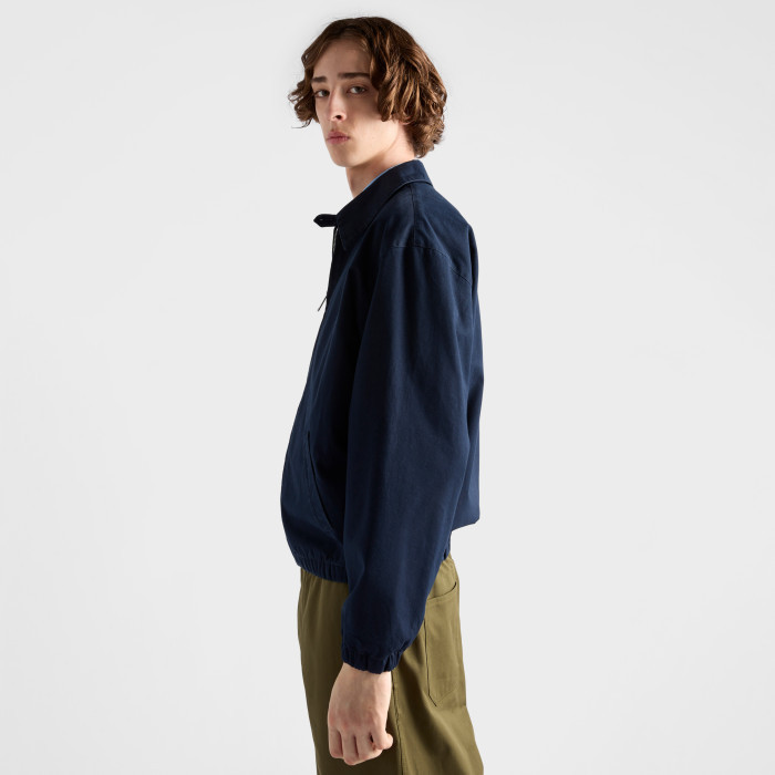 NIGO Prada Men's Spring/Fall Casual Fashion Solid-Color Collared Zipper Gentleman Style Cotton Jacket #nigo79135