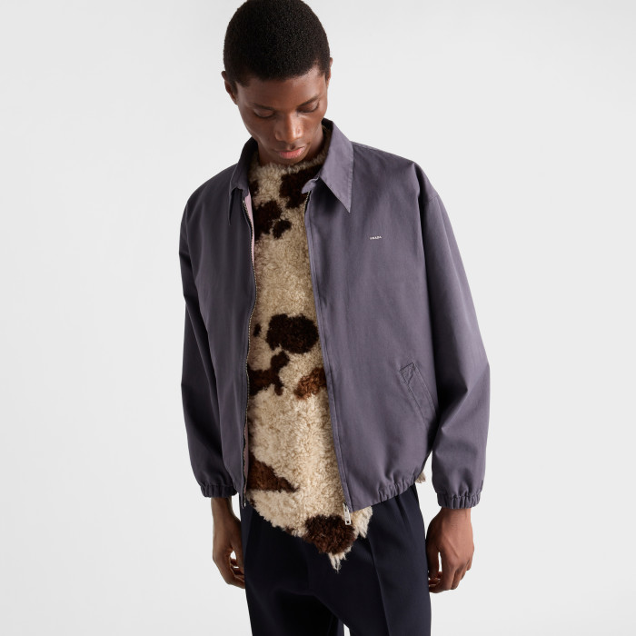 NIGO Prada Men's Spring/Fall Casual Fashion Solid-Color Collared Zipper Gentleman Style Cotton Jacket #nigo79135