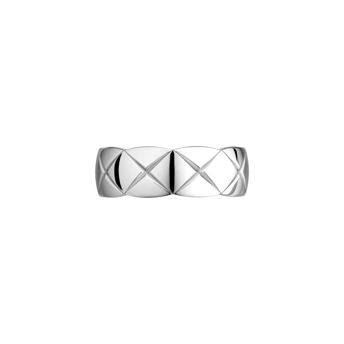 NIGO Chanel COCO CRUSH Stylish Refined And Minimalist Wide Narrow Diamond Pattern Simple Ring Jewelry Accessories  #nigo79154