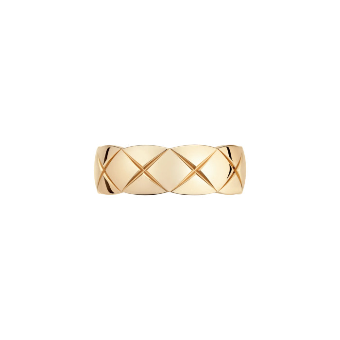 NIGO Chanel COCO CRUSH Stylish Refined And Minimalist Wide Narrow Diamond Pattern Simple Ring Jewelry Accessories  #nigo79154