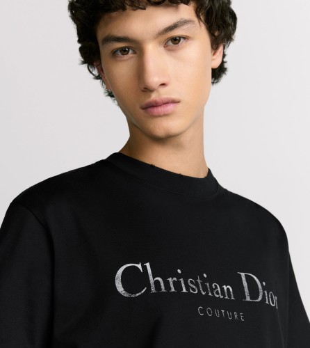 NIGO Dior Summer Men's And Women's Fashion Casual Crew Neck Pullover Solid Color Christian Dior Couture Print Relaxed Fit Cotton Short Sleeve T-Shirt #nigo79157