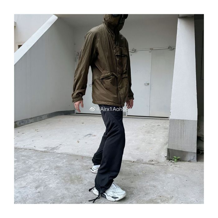 NIGO Raf Simons Men's Spring/Fall Solid-Color Layered Zipper Loose-Fit High-Street Casual Nylon Pants Straight-Leg Trousers Ngvp #nigo2539