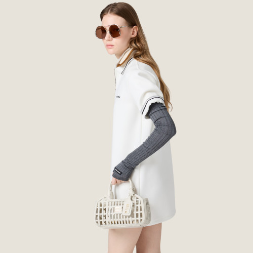 NIGO MiuMiu Women's Spring/Summer Fashion Casual Polo Neck Letter Embroidery Solid Color Striped Patchwork Dress #nigo79159