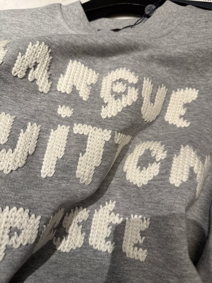 NIGO Louis Vuitton Men's Spring/fall Casual Solid Color Crewneck Long Sleeve Sweatshirt With Embroidered Logo Sweatshirt #nigo79166