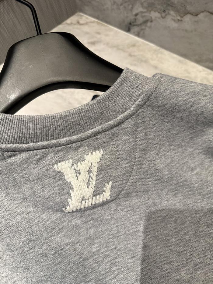 NIGO Louis Vuitton Men's Spring/fall Casual Solid Color Crewneck Long Sleeve Sweatshirt With Embroidered Logo Sweatshirt #nigo79166