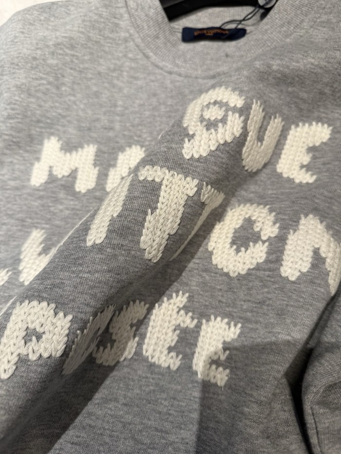 NIGO Louis Vuitton Men's Spring/fall Casual Solid Color Crewneck Long Sleeve Sweatshirt With Embroidered Logo Sweatshirt #nigo79166