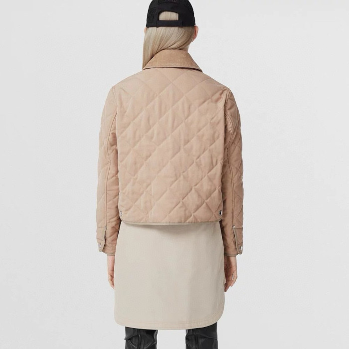 NIGO Burberry Women's Fall/Winter Fashion Casual Solid Color Lapel Single Breasted Short Jacket #nigo79197