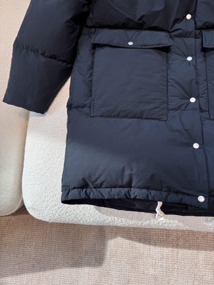 NIGO Prada Men's And Women's Winter Fashion Classic Solid Color Hooded Zipper Single-breasted Long Goose Down Jacket #nigo79193