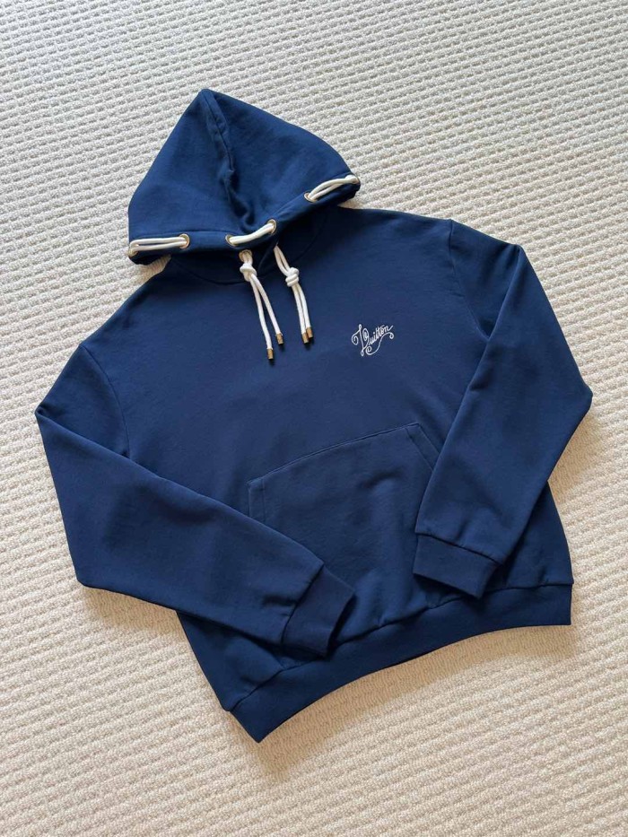 NIGO Louis Vuitton Men's And Women's Spring/fall Fashion Casual Hooded Pullover Solid Color Logo Print Drawstring Hoodie Sweatshirt #nigo79211