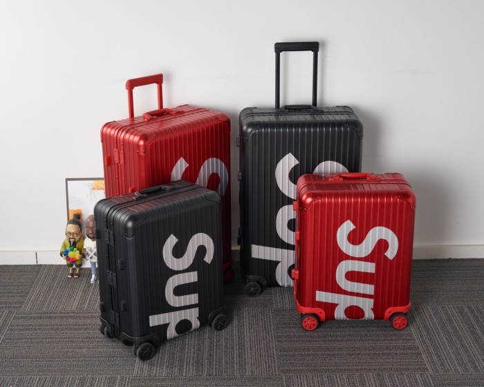 NIGO Supreme Fashion Logo Jacquard Shift Trolley Case Consignment Luggage Travel Out Box Solid Color Boarding Case Bag Bags #nigo81717