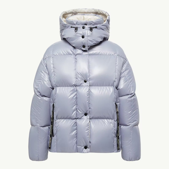 NIGO Moncler Men's & Women's Parana Series Solid Color Minimalist Logo Zipper Hooded Short Down Jacket #nigo81597