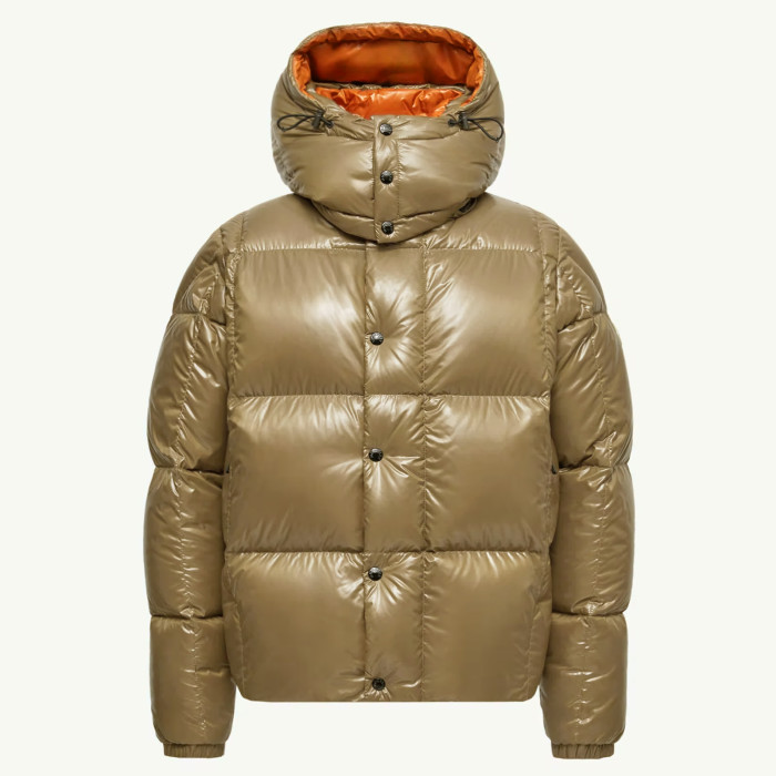 NIGO Moncler Men's & Women's Parana Series Solid Color Minimalist Logo Zipper Hooded Short Down Jacket #nigo81597