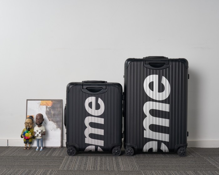 NIGO Supreme Fashion Logo Jacquard Shift Trolley Case Consignment Luggage Travel Out Box Solid Color Boarding Case Bag Bags #nigo81717