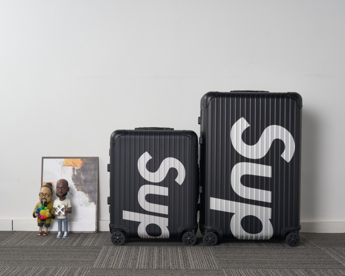 NIGO Supreme Fashion Logo Jacquard Shift Trolley Case Consignment Luggage Travel Out Box Solid Color Boarding Case Bag Bags #nigo81717