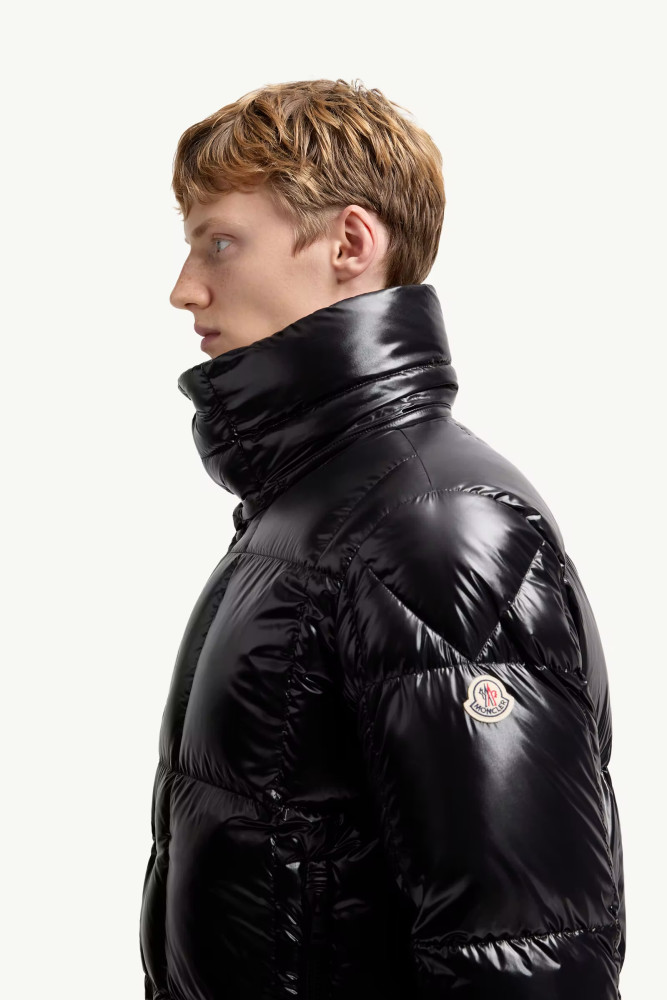 NIGO Moncler Men's & Women's Parana Series Solid Color Minimalist Logo Zipper Hooded Short Down Jacket #nigo81597