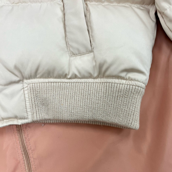 NIGO MiuMiu Women's Fall/Winter Logo-Printed Collar Zipper Goose Down Solid-Color Long-Sleeve Puffer Down Jacket #nigo81739