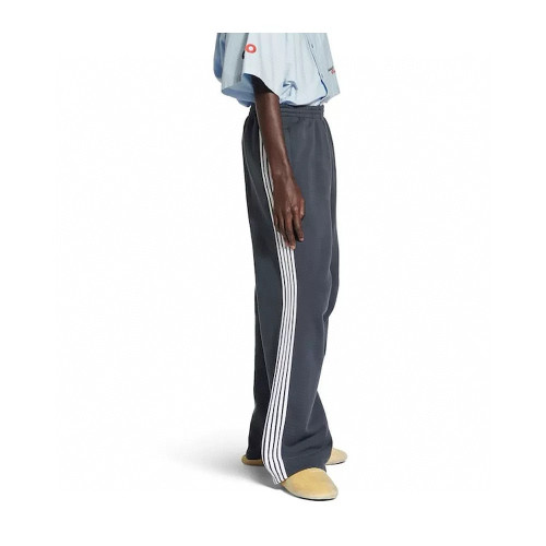 NIGO Balenciaga Men's Logo Double-Ring Embroidered Stripe Solid-Color All-Season Athletic Pants Retro Casual Elastic Waist Loose Straight-Leg Trousers Pants #nigo335102