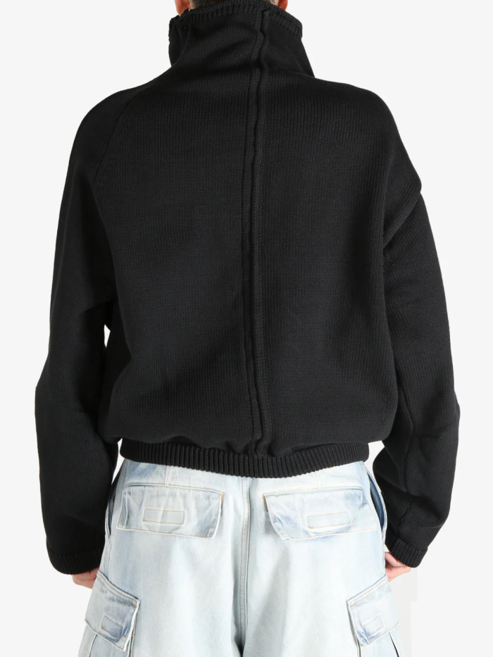NIGO Dries Van Noten DVN Men's Spring And Autumn Winter Zipper Stand up Collar Knitted Solid Color Long Sleeve Sweater Ngvp #nigo2552