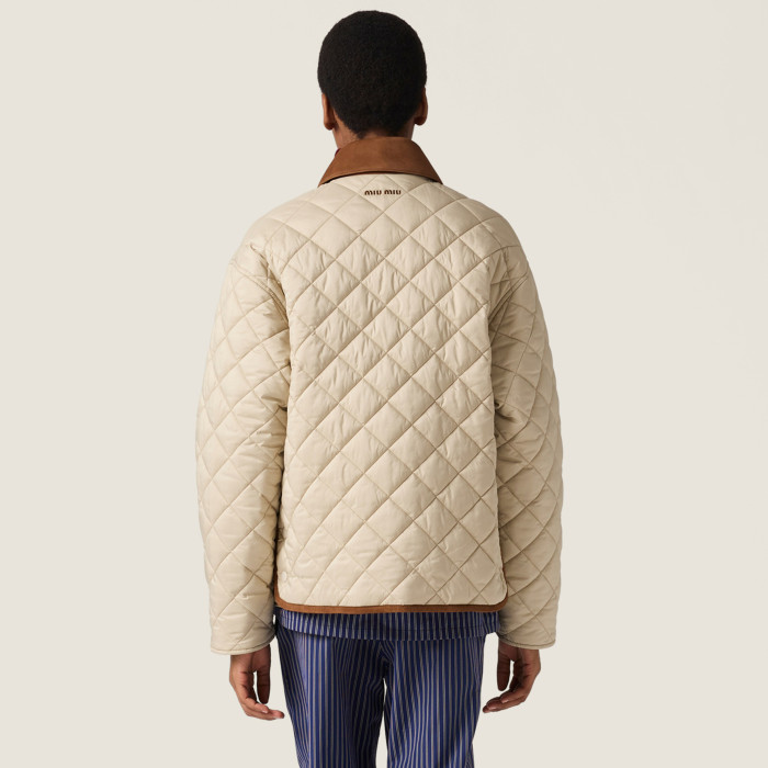 NIGO MiuMiu Women's Fall/Winter Fashion Casual Color Block Collared Single Breasted Checkered Oversized Cotton Coat Jacket #nigo79227