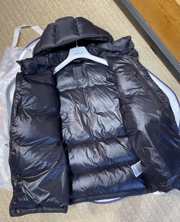 NIGO Moncler Men's Fall/Winter Fashion Classic Solid Color Zipper Hooded Cotton Jacket Long Sleeve Down Jacket Thick Coat Jacket #nigo79243