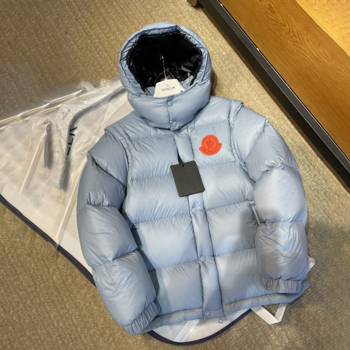 NIGO Moncler Men's Fall/Winter Fashion Classic Solid Color Zipper Hooded Cotton Jacket Long Sleeve Down Jacket Thick Coat Jacket #nigo79243