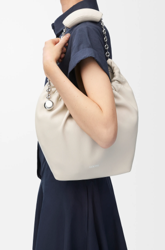 NIGO Loewe Women's Small Soft Napa Lambskin Squeeze Handbag Logo Solid Color Adjustable Shoulder Strap Crossbody Tote Bag Bags 0010948040 #nigo81756