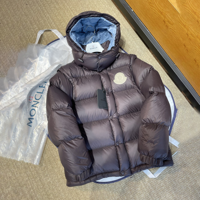 NIGO Moncler Men's Fall/Winter Fashion Classic Solid Color Zipper Hooded Cotton Jacket Long Sleeve Down Jacket Thick Coat Jacket #nigo79243