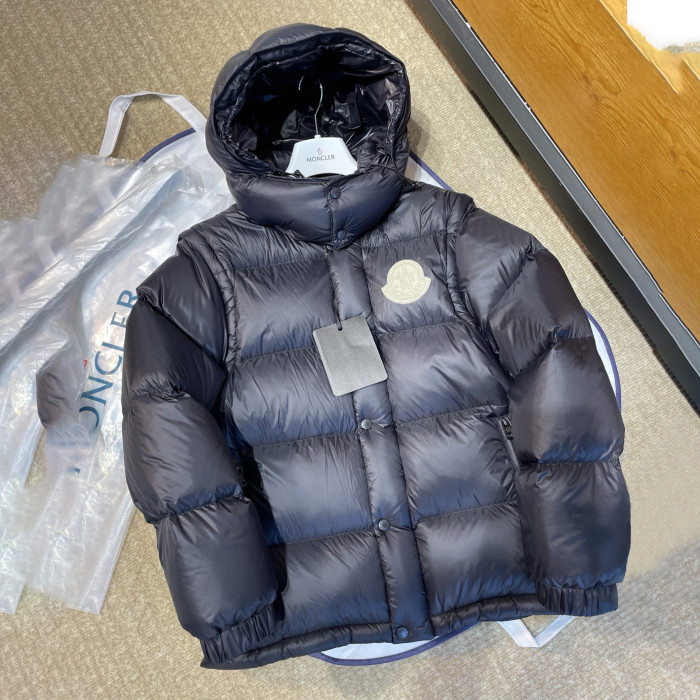 NIGO Moncler Men's Fall/Winter Fashion Classic Solid Color Zipper Hooded Cotton Jacket Long Sleeve Down Jacket Thick Coat Jacket #nigo79243