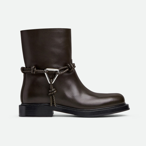 NIGO Bottega Veneta Women's James Ankle Boots Autumn And Winter Solid Color Knight Boots Knot Woven Short Boots Casual Shoes Ngvp #nigo2573